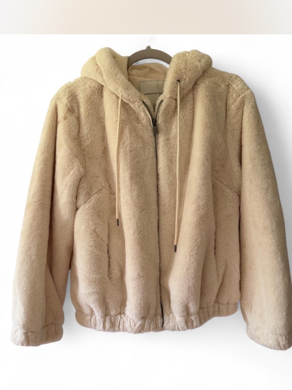 American Eagle Faux Fur Bomber Jacket
